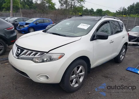 2010 Nissan Murano S/Sl/Le from USA, damaged, VIN JN8AZ1MW2AW123414